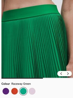 Lululemon Size 8 Varsity High-Rise Pleated Tennis Skirt Skort SOLD OUT ONLINE